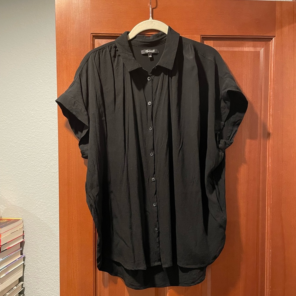 Black Madewell Short Sleeve Button Up